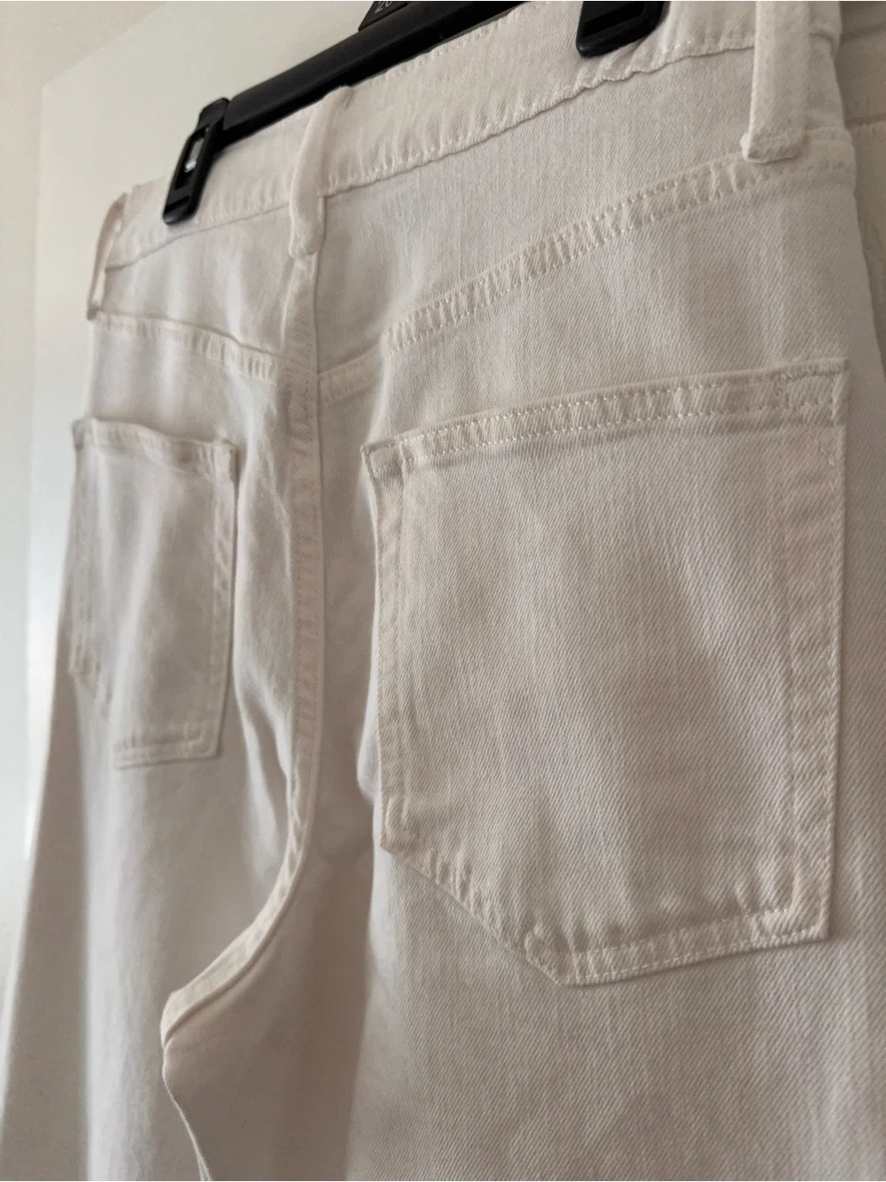 Gap Curvy High Rise Stride White Wide-Leg Ankle Jeans - Size 28 / 6 Tall - Picture 10 of 13